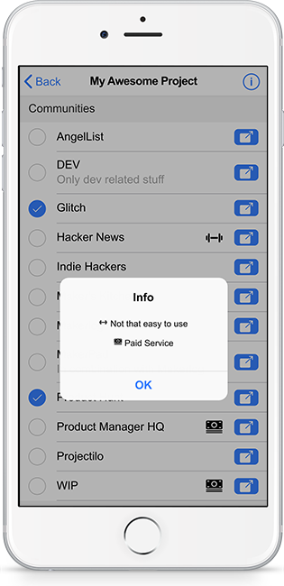 Startup Promotion App - Features Startup Promotion App - Features